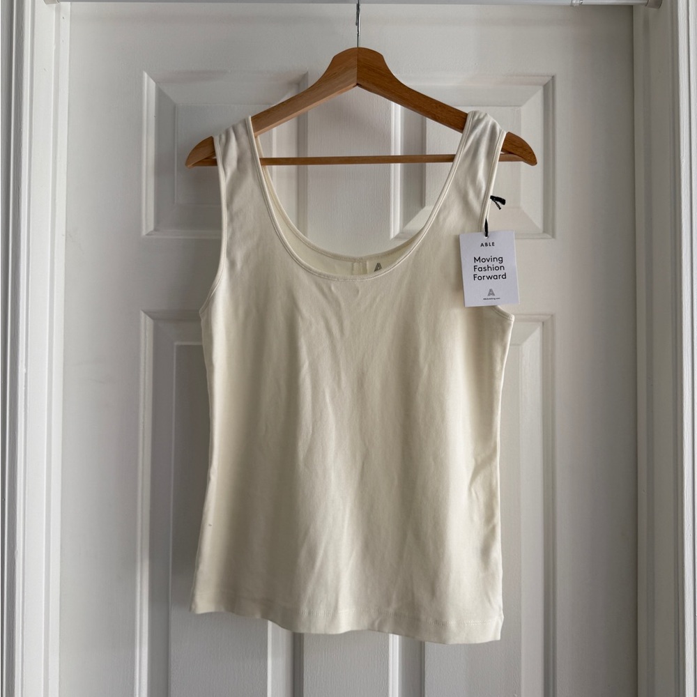 Able Mara Basics Tank Top Almond Size XL